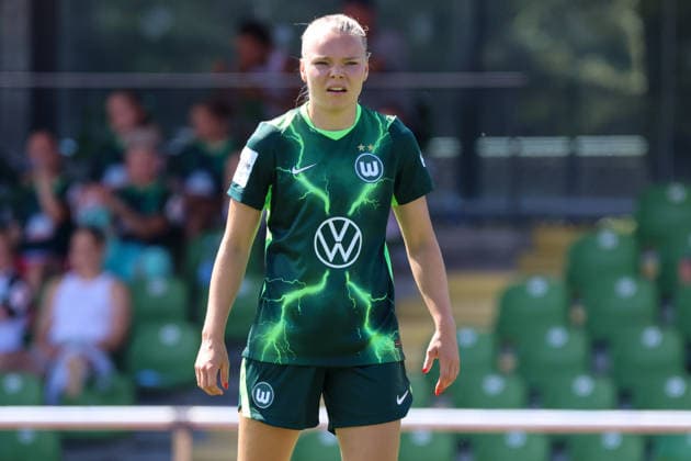 Bremen, Deutschland: 09.08.2026 - Testspiel - SV Werder Bremen Frauen vs. VfL Wolfsburg Frauen Im Bild: Anny Kerim-Lindland (Wolfsburg) *** Bremen, Germany, August 9, 2026: Friendly match between SV Werder Bremen Women and VfL Wolfsburg Women. Pictured: Anny Kerim Lindland of Wolfsburg Copyright: HMBxMedia MadeleinexFantini
