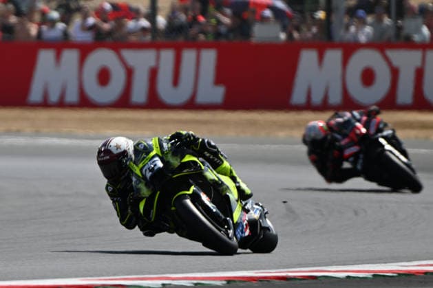 RECORD DATE NOT STATED 9th August 2026; Silverstone Circuit, Northamptonshire, England; 2026 MotoGP Grand Prix of Great Britain, Race Day; Raul Fernandez of SuperFile Trackhouse MotoGP Team leads from the start during the MotoGP Race SimonxWest