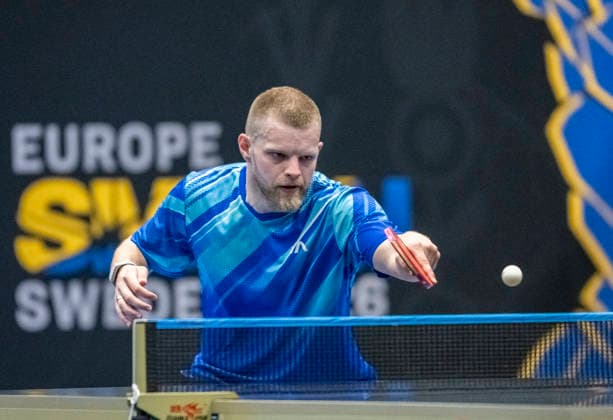 MALMÖ 2026-08-09 Nikita Artemenko of Russia hits a backhand in the match against Alvaro Robles of Spain in the second qualifying round of the WTT Europe Smash Sweden 2026 Table tennis, Tischtennis tournament at Baltiska Hallen in Malmö, Sweden, on August 9, 2026. MALMÖ SWEDEN x50090x *** MALMÖ, August 9, 2026 — Nikita Artemenko of Russia hits a backhand during his match against Alvaro Robles of Spain in the second qualifying round of the WTT Europe Smash Sweden 2026 table tennis tournament at Baltiska Hallen in Malmö, Sweden, on August 9, 2026 MALMÖ SWEDEN x50090x  Copyright: xJohanxNilssonx xTTx EUROPE SMASH SWEDEN 2026