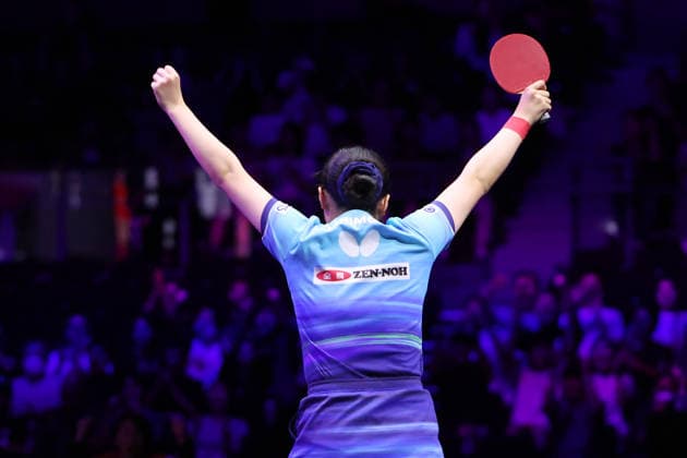 Miwa Harimoto (JPN), AUGUST 9, 2026 - Table tennis, Tischtennis : WTT Champions Yokohama 2026 Women s Singles Final at Yokohama BUNTAI, Kanagawa, Japan.  aflo_340457573 YUTAKAx