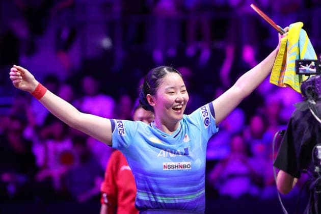 Miwa Harimoto (JPN), AUGUST 9, 2026 - Table tennis, Tischtennis : WTT Champions Yokohama 2026 Women s Singles Final at Yokohama BUNTAI, Kanagawa, Japan.  aflo_340457578 YUTAKAx
