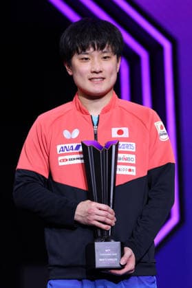 Tomokazu Harimoto (JPN), AUGUST 9, 2026 - Table tennis, Tischtennis : WTT Champions Yokohama 2026 Award Ceremony at Yokohama BUNTAI, Kanagawa, Japan.  aflo_340457956 YUTAKAx