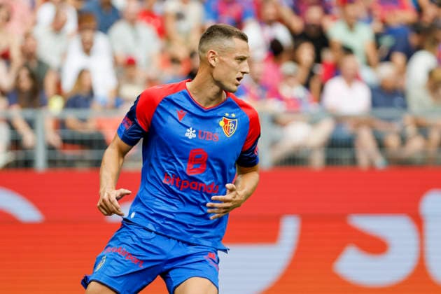 Zan Celar (FC Basel, 09) , Schweiz, Fussball, Super League, 3.Spieltag, 2026 2027, FC Basel 1893 vs. FC Thun, 09.08.2026, Basel Sankt Jakob Park Schweiz *** Zan Celar, FC Basel, 09, Switzerland, Soccer, Super League, Matchday 3, 2026–2027, FC Basel 1893 vs. FC Thun, August 9, 2026, St. Jakob Park, Basel, Switzerland Copyright: xGrantxHubbsx