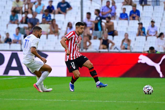 FOOTBALL : Olympique de Marseille VS Athletic Club Bilbao - 09 08 2026 Yuri Berchiche (ATH) - Pre-season friendly between Olympique de Marseille and Athletic Club Bilbao on August 9, 2026 at the CEPAC Velodrome Stadium in Marseille. MarseilleFrance  Copyright: xWilliamxCannarellax