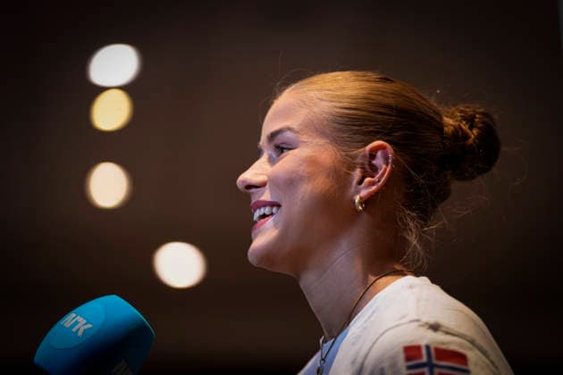 European Athletics Outdoor Championships 2026 Birmingham, England 20260809. Laura Tietje Johanna van der Veen during Sunday s press conference, PK, Pressekonferenz at the Norwegian team s hotel in Birmingham, ahead of the European Athletics Championships. The championships start on Monday. Photo: Beate Oma Dahle NTB Birmingham England EDITORIAL USE ONLY. RESTRICTED USE FOR BETTING COMPANIES Ref:_SPONeN8bCHMzVU.jpg *** 2026 European Athletics Outdoor Championships, Birmingham, England, August 9, 2026: Laura Tietje and Johanna van der Veen during Sunday’s press conference at the Norwegian team’s hotel in Birmingham, ahead of the European Athletics Championships. The championships begin on Monday. Photo: Beate Oma Dahle, NTB, Birmingham, England. EDITORIAL USE ONLY. RESTRICTED USE FOR BETTING COMPANIES.  Copyright: xBeatexOmaxDahlex xNTBx
