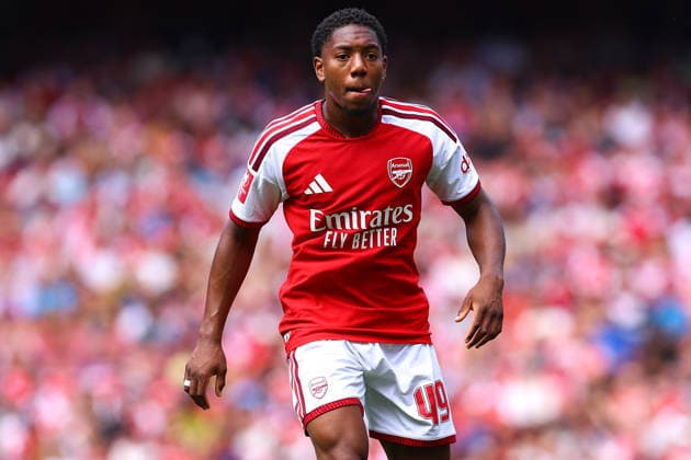 Myles Lewis-Skelly of Arsenal reacts during the pre-season friendly match between Arsenal FC and Borussia Dortmund at Emirates Stadium on August 9, 2026 in London, England. (Photo by Ryan Crockett DeFodi Images) - *** Myles Lewis Skelly of Arsenal reacts during the preseason friendly match between Arsenal FC and Borussia Dortmund at Emirates Stadium on August 9, 2026, in London, England. Photo by Ryan Crockett, DeFodi Images