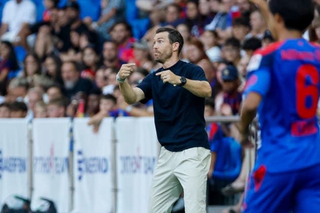 Stephan Lichtsteiner (FC Basel, Trainer), Mimik, Gesichtsausdruck, Emotion , Schweiz, Fussball, Super League, 3.Spieltag, 2026 2027, FC Basel 1893 vs. FC Thun, 09.08.2026, Basel Sankt Jakob Park Schweiz *** Stephan Lichtsteiner, FC Basel, Coach, Facial Expressions, Emotion, Switzerland, Soccer, Super League, Matchday 3, 2026–2027, FC Basel 1893 vs. FC Thun, August 9, 2026, St. Jakob Park, Basel, Switzerland Copyright: xGrantxHubbsx