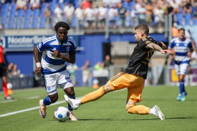 RECORD DATE NOT STATED 9th August 2026; MAC3PARK Stadion, Zwolle, Netherlands; Eredivisie Football, PEC Zwolle versus Ajax; Caio Henrique of Ajax tackles the ball AnthonyxBenoit