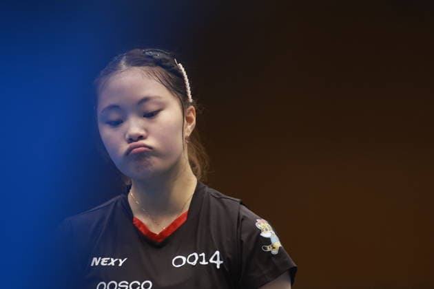 2026 WTT Europe Smash - Sweden - Qualifications Day 2 Yoo Yerin of South Korea competes against Gaia Monfardini of Italy during the women s singles qualifying round 2 at the 2026 Europe Smash at the Baltiska Hallen in Malmo, Sweden, on August 9, 2026. Malmo Sweden  Copyright: xRemyxGrosx originalFilename:gros-europesm260809_nph3i.jpg