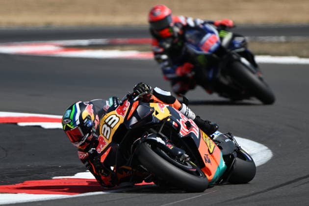 RECORD DATE NOT STATED 9th August 2026; Silverstone Circuit, Northamptonshire, England; 2026 MotoGP Grand Prix of Great Britain, Race Day; Brad Binder of Red Bull KTM Factory Racing during the MotoGP Race SimonxWest