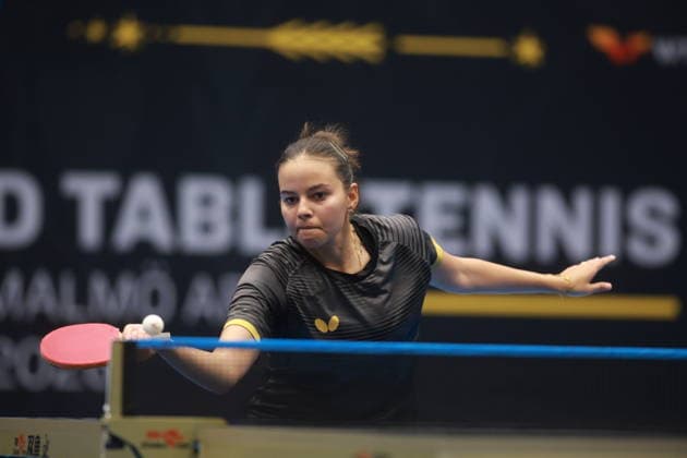2026 WTT Europe Smash - Sweden - Qualifications Day 2 Mariam Alhodaby of Egypt competes against Giorgia Piccolin of Italy during the women s singles qualifying round 2 at the 2026 Europe Smash at the Baltiska Hallen in Malmo, Sweden, on August 9, 2026. Malmo Sweden  Copyright: xRemyxGrosx originalFilename:gros-europesm260809_npB4c.jpg