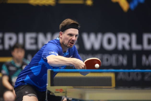 2026 WTT Europe Smash - Sweden - Qualifications Day 2 Ricardo Walter of Germany competes against Park Gyuhyeon of South Korea during the women s singles qualifying round 2 at the 2026 Europe Smash at the Baltiska Hallen in Malmo, Sweden, on August 9, 2026. Malmo Sweden  Copyright: xRemyxGrosx originalFilename:gros-europesm260809_npeUT.jpg