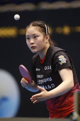 2026 WTT Europe Smash - Sweden - Qualifications Day 2 Yoo Yerin of South Korea competes against Gaia Monfardini of Italy during the women s singles qualifying round 2 at the 2026 Europe Smash at the Baltiska Hallen in Malmo, Sweden, on August 9, 2026. Malmo Sweden  Copyright: xRemyxGrosx originalFilename:gros-europesm260809_nppLk.jpg