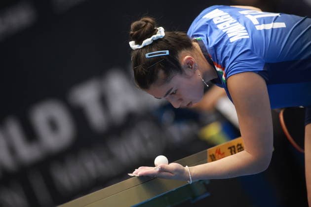 2026 WTT Europe Smash - Sweden - Qualifications Day 2 Gaia Monfardini of Italy competes against Yoo Yerin of South Korea during the women s singles qualifying round 2 at the 2026 Europe Smash at the Baltiska Hallen in Malmo, Sweden, on August 9, 2026. Malmo Sweden  Copyright: xRemyxGrosx originalFilename:gros-europesm260809_npb79.jpg