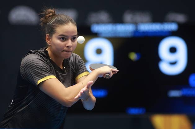2026 WTT Europe Smash - Sweden - Qualifications Day 2 Mariam Alhodaby of Egypt competes against Giorgia Piccolin of Italy during the women s singles qualifying round 2 at the 2026 Europe Smash at the Baltiska Hallen in Malmo, Sweden, on August 9, 2026. Malmo Sweden  Copyright: xRemyxGrosx originalFilename:gros-europesm260809_nptOW.jpg