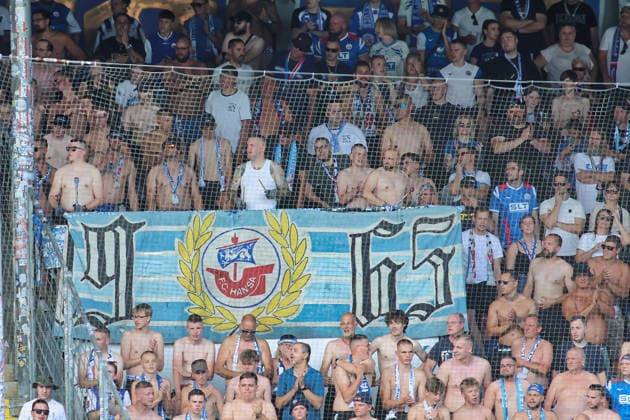 Fanblock Hansa Rostock GER, TSG Hoffenheim II - Hansa Rostock Fussball 1.Spieltag Spielzeit 2026 2027 3.Liga 09.08.2026 (DFL DFB REGULATIONS PROHIBIT ANY USE OF PHOTOGRAPHS as IMAGE SEQUENCES and or QUASI-VIDEO). GER TSG Hoffenheim II - Hansa Rostock Fussball 1.Spieltag Spielzeit 2026 2027 09.08.2026 Hoffenheim *** Hansa Rostock Fan Section, GER, TSG Hoffenheim II vs. Hansa Rostock Soccer Match Day 1, 2026–2027 Season, 3rd League, August 9, 2026. DFL and DFB regulations prohibit any use of photographs as image sequences and or quasi-videoVIDEO GER TSG Hoffenheim II Hansa Rostock Soccer Matchday 1, 2026–2027 Season, September 8, 2026, Hoffenheim Copyright: xEibner-Pressefoto JoergxHirschx EP_JHH