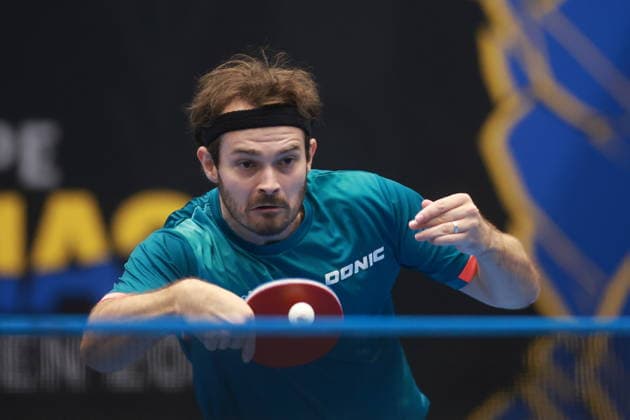 2026 WTT Europe Smash - Sweden - Qualifications Day 2 Samuel Walker of England competes against Milosz Redzimski of Poland during the Men s Singles Qualifying Round 2 at the 2026 Europe Smash at the Baltiska Hallen in Malmo, Sweden, on August 9, 2026. Malmo Sweden  Copyright: xRemyxGrosx originalFilename:gros-europesm260809_nppR6.jpg