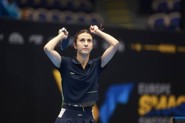 2026 WTT Europe Smash - Sweden - Qualifications Day 2 Giorgia Piccolin of Italy competes against Mariam Alhodaby of Egypt during the women s singles qualifying round 2 at the 2026 Europe Smash at the Baltiska Hallen in Malmo, Sweden, on August 9, 2026. Malmo Sweden  Copyright: xRemyxGrosx originalFilename:gros-europesm260809_npArs.jpg
