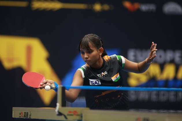 2026 WTT Europe Smash - Sweden - Qualifications Day 2 Syndrela Das of India competes against Yang Ha Eun of South Korea during the women s singles qualifying round 2 at the 2026 Europe Smash at the Baltiska Hallen in Malmo, Sweden, on August 9, 2026. Malmo Sweden  Copyright: xRemyxGrosx originalFilename:gros-europesm260809_npPxx.jpg