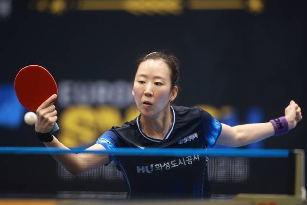 2026 WTT Europe Smash - Sweden - Qualifications Day 2 Yang Ha Eun of South Korea competes against Syndrela Das of India during the women s singles qualifying round 2 at the 2026 Europe Smash at the Baltiska Hallen in Malmo, Sweden, on August 9, 2026. Malmo Sweden  Copyright: xRemyxGrosx originalFilename:gros-europesm260809_npRBa.jpg