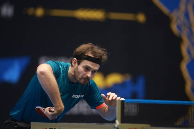 2026 WTT Europe Smash - Sweden - Qualifications Day 2 Samuel Walker of England competes against Milosz Redzimski of Poland during the Men s Singles Qualifying Round 2 at the 2026 Europe Smash at the Baltiska Hallen in Malmo, Sweden, on August 9, 2026. Malmo Sweden  Copyright: xRemyxGrosx originalFilename:gros-europesm260809_npIQF.jpg