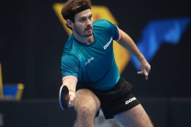 2026 WTT Europe Smash - Sweden - Qualifications Day 2 Samuel Walker of England competes against Milosz Redzimski of Poland during the Men s Singles Qualifying Round 2 at the 2026 Europe Smash at the Baltiska Hallen in Malmo, Sweden, on August 9, 2026. Malmo Sweden  Copyright: xRemyxGrosx originalFilename:gros-europesm260809_npTm6.jpg