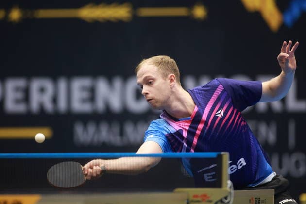 2026 WTT Europe Smash - Sweden - Qualifications Day 2 Marek Badowski of Poland competes against Kao Cheng-Jui of Taiwan during the Men s Singles - Qualifying Round 2 at the 2026 Europe Smash at the Baltiska Hallen in Malmo, Sweden, on August 9, 2026. Malmo Sweden  Copyright: xRemyxGrosx originalFilename:gros-europesm260809_npvnS.jpg