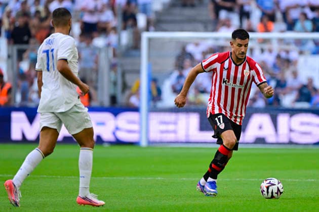 FOOTBALL : Olympique de Marseille VS Athletic Club Bilbao - 09 08 2026 Yuri Berchiche (ATH) - Pre-season friendly between Olympique de Marseille and Athletic Club Bilbao on August 9, 2026 at the CEPAC Velodrome Stadium in Marseille. MarseilleFrance  Copyright: xWilliamxCannarellax