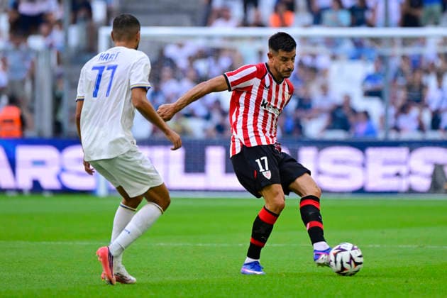 FOOTBALL : Olympique de Marseille VS Athletic Club Bilbao - 09 08 2026 Yuri Berchiche (ATH) - Pre-season friendly between Olympique de Marseille and Athletic Club Bilbao on August 9, 2026 at the CEPAC Velodrome Stadium in Marseille. MarseilleFrance  Copyright: xWilliamxCannarellax