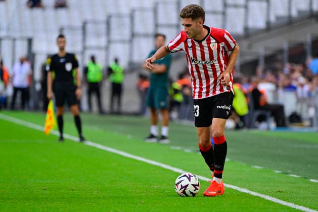 FOOTBALL : Olympique de Marseille VS Athletic Club Bilbao - 09 08 2026 Robert Navarro (ATH) - Pre-season friendly between Olympique de Marseille and Athletic Club Bilbao on August 9, 2026 at the CEPAC Velodrome Stadium in Marseille. MarseilleFrance  Copyright: xWilliamxCannarellax