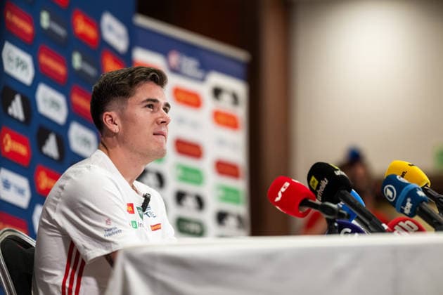 260809 Jakob Asserson Ingebrigtsen of the Norwegian national athletics team at a press event ahead of the 2026 European Athletics Championships on August 9, 2026 in Birmingham. Photo: Mathias Bergeld BILDBYRAN kod MB MB1396 friidrott athletics friidrett friidrotts-em em friidretts-em 2026 european athletics championships pressträff event meeting -1 bbeng norway norge *** August 9, 2026: Jakob Asserson Ingebrigtsen of the Norwegian national track and field team at a press event ahead of the 2026 European Athletics Championships on August 9, 2026 in Birmingham. Photo by Mathias Bergeld, BILDBYRAN, code MB MB1396. athletics, friidrett, friidrotts EM, 2026 European Athletics Championships, press conference, event, meeting, 1, BBeng, Norway, Norge  Copyright: MATHIASxBERGELD BB260809MB007