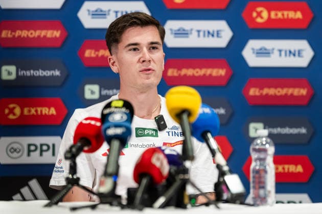 260809 Jakob Asserson Ingebrigtsen of the Norwegian national athletics team at a press event ahead of the 2026 European Athletics Championships on August 9, 2026 in Birmingham. Photo: Mathias Bergeld BILDBYRAN kod MB MB1396 friidrott athletics friidrett friidrotts-em em friidretts-em 2026 european athletics championships pressträff event meeting -1 bbeng norway norge *** August 9, 2026: Jakob Asserson Ingebrigtsen of the Norwegian national track and field team at a press event ahead of the 2026 European Athletics Championships on August 9, 2026 in Birmingham. Photo by Mathias Bergeld, BILDBYRAN, code MB MB1396. athletics, friidrett, friidrotts EM, 2026 European Athletics Championships, press conference, event, meeting, 1, BBeng, Norway, Norge  Copyright: MATHIASxBERGELD BB260809MB010