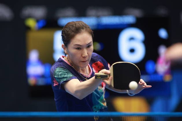 2026 WTT Europe Smash - Sweden - Qualifications Day 2 Xiaona Shan of Germany competes against Elena Zaharia of Romania during the women s singles qualifying round 2 at the 2026 Europe Smash at the Baltiska Hallen in Malmo, Sweden, on August 9, 2026. Malmo Sweden  Copyright: xRemyxGrosx originalFilename:gros-europesm260809_npD41.jpg