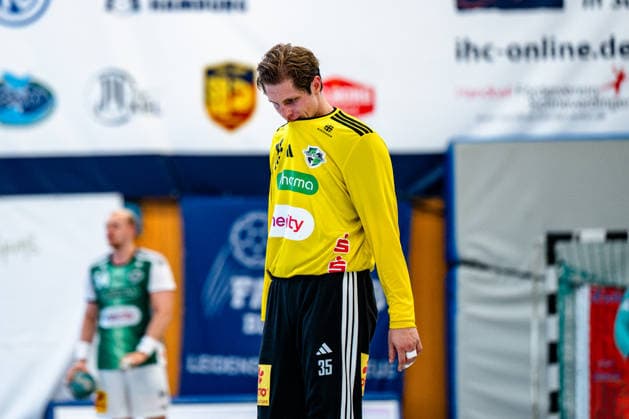09.08.2026, xdobgx, Handball Heide-Cup 2026, TSV Hannover-Burgdorf - Handball Club Hamburg v.l. Joel Birlehm (TSV Hannover-Burgdorf, 35) Schneverdingen *** August 9, 2026, xdobgx, 2026 Heide Cup Handball Tournament, TSV Hannover Burgdorf vs. Handball Club Hamburg, l Joel Birlehm (TSV Hannover Burgdorf), 35 Schneverdingen