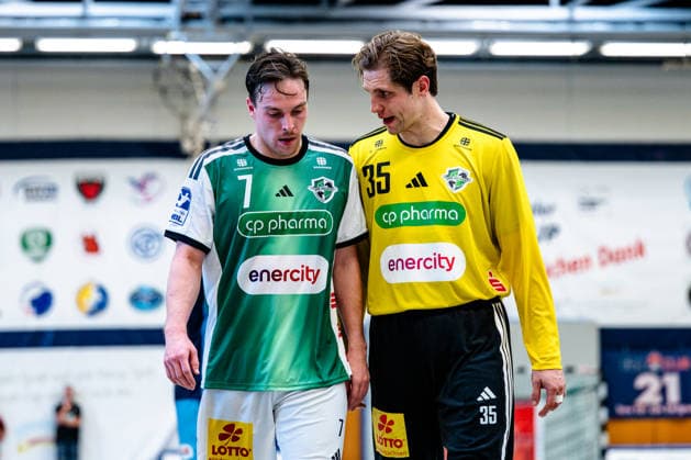 09.08.2026, xdobgx, Handball Heide-Cup 2026, TSV Hannover-Burgdorf - Handball Club Hamburg v.l. Leif Tissier (TSV Hannover-Burgdorf, 7), Joel Birlehm (TSV Hannover-Burgdorf, 35) im Gespräch, in conversation Schneverdingen *** August 9, 2026, xdobgx, 2026 Heide Cup Handball Tournament, TSV Hannover Burgdorf vs. Handball Club Hamburg; Leif Tissier (TSV Hannover Burgdorf), 7; Joel Birlehm (TSV Hannover Burgdorf), 35; in conversation; Schneverdingen