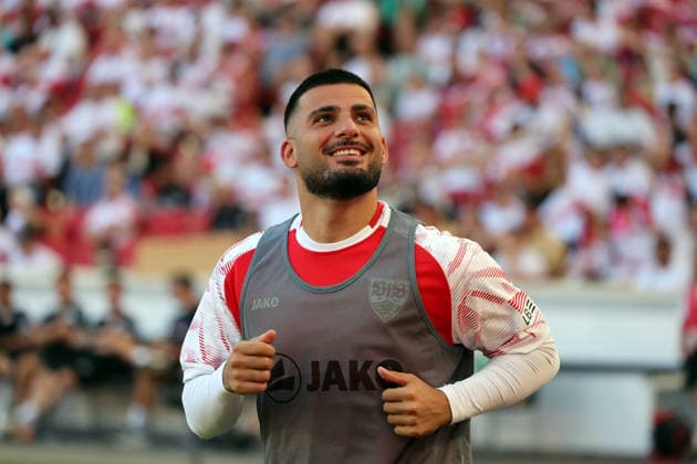 08.08.26 VfB Stuttgart - FC Everton Deutschland, Stuttgart, 08.08.2026, Fussball, Bundesliga, Saison 2026 2027, Testspiel, VfB Stuttgart - FC Everton: Deniz Undav (VfB Stuttgart). *** August 8, 2026 VfB Stuttgart vs. Everton FC Germany, Stuttgart, August 8, 2026, Soccer, Bundesliga, 2026–2027 Season, Friendly Match, VfB Stuttgart vs. Everton FC, Deniz Undav, VfB Stuttgart