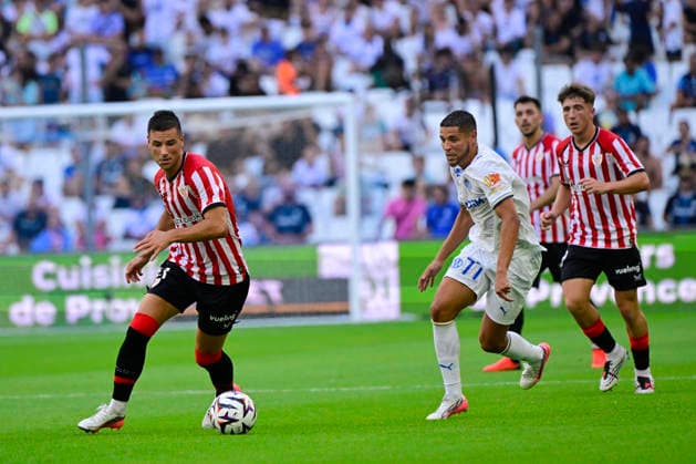 FOOTBALL : Olympique de Marseille VS Athletic Club Bilbao - 09 08 2026 Unai Egiluz (ATH) - Pre-season friendly between Olympique de Marseille and Athletic Club Bilbao on August 9, 2026 at the CEPAC Velodrome Stadium in Marseille. MarseilleFrance  Copyright: xWilliamxCannarellax