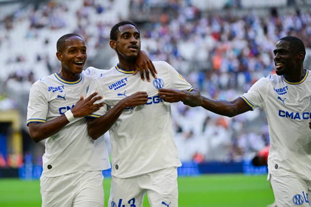 FOOTBALL : Olympique de Marseille VS Athletic Club Bilbao - 09 08 2026 Joy OM - But Tadjidine Mmadi - Pre-season friendly between Olympique de Marseille and Athletic Club Bilbao on August 9, 2026 at the CEPAC Velodrome Stadium in Marseille. MarseilleFrance  Copyright: xWilliamxCannarellax