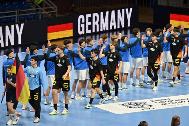 GERMANY vs SLOVENIA Handball U18 Gernany national team, Nationalteam vs Slovenia during EHF U18 European Championship, EM, Europameisterschaft final match at Aleksandar Nikolic Pionir hall, Belgrade 09.08.2026 Foto: HANDBALL, SERBIA, EHF EUROPEAN U18 CHAMPIONSHIP, GERMANY, SLOVENIA Belgrade Aleksandar Nikolic Pionir arena Serbia Copyright: xMarkoxMetlasx xMNxPressx