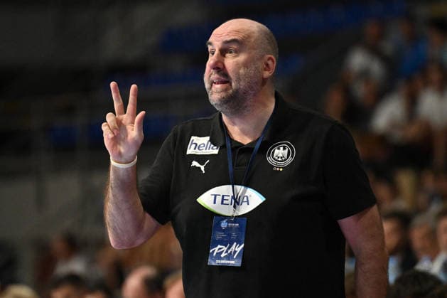 GERMANY vs SLOVENIA ERIK WUDTKE coach handball U18 Gernany national team, Nationalteam vs Slovenia during EHF U18 European Championship, EM, Europameisterschaft final match at Aleksandar Nikolic Pionir hall, Belgrade 09.08.2026 Foto: HANDBALL, SERBIA, EHF EUROPEAN U18 CHAMPIONSHIP, GERMANY, SLOVENIA Belgrade Aleksandar Nikolic Pionir arena Serbia Copyright: xMarkoxMetlasx xMNxPressx
