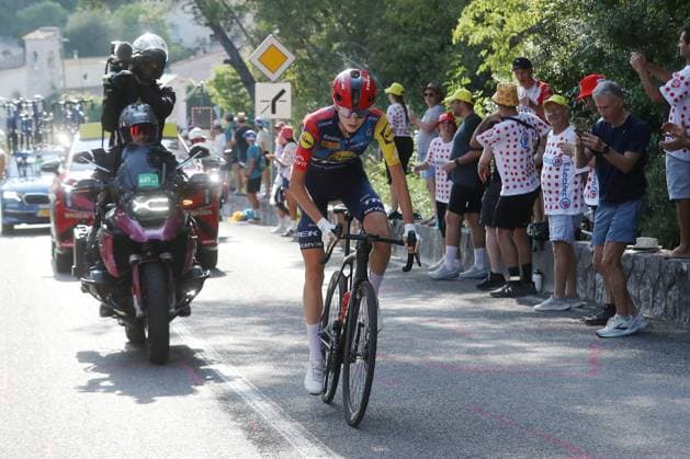 Tour de France féminin PHOTOPQR NICE MATIN Jean François Ottonello ; Nice ; 09 08 2026 ; Tour de France Femmes - Etape 9 Nice-Nice, ici dans le du col d Eze - Isabella Holmgren, Lidl Trek, combative du jour 9th and final stage of the fifth edition of the Women s Tour de France cycling race, 99.2 km from Nice to Nice, southeastern France on August 9, 2026. Nice France  Copyright: xPHOTOPQR NICExMATIN MAXPPPxJeanxFrançoisxOttonellox 20260809NIM7242 20260809NIM7242