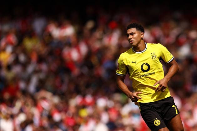 Arsenal v Borussia Dortmund 09 August 2026, London - Emirates Cup - Arsenal v Borussia Dortmund - Jobe Bellingham of Borussia Dortmund - Photo: Jacques Feeney Offside. London UK *** Arsenal gegen Borussia Dortmund, 9. August 2026, London, Emirates Cup: Arsenal gegen Borussia Dortmund – Jobe Bellingham von Borussia Dortmund. Foto: Jacques Feeney, Offside, London, Großbritannien  Copyright: xJacquesxFeeneyx xOffsidexOffside