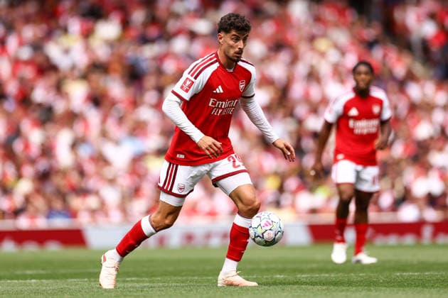 Arsenal v Borussia Dortmund 09 August 2026, London - Emirates Cup - Arsenal v Borussia Dortmund - Kai Havertz of Arsenal - Photo: Jacques Feeney Offside. London UK *** Arsenal gegen Borussia Dortmund, 9. August 2026, London, Emirates Cup: Arsenal gegen Borussia Dortmund – Kai Havertz von Arsenal. Foto: Jacques Feeney. Abseits. London, Großbritannien  Copyright: xJacquesxFeeneyx xOffsidexOffside