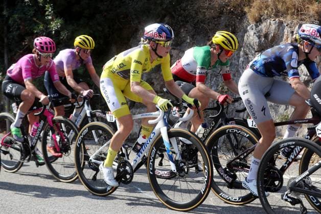 Tour de France féminin PHOTOPQR NICE MATIN Jean François Ottonello ; Nice ; 09 08 2026 ; Tour de Franvce Femmes - Etape 9 Nice-Nice, ici dans le du col d Eze - Demi Vollering, FDJ United-Suez, maillot jaune 9th and final stage of the fifth edition of the Women s Tour de France cycling race, 99.2 km from Nice to Nice, southeastern France on August 9, 2026. Nice France  Copyright: xPHOTOPQR NICExMATIN MAXPPPxJeanxFrançoisxOttonellox 20260809NIM7254 20260809NIM7254
