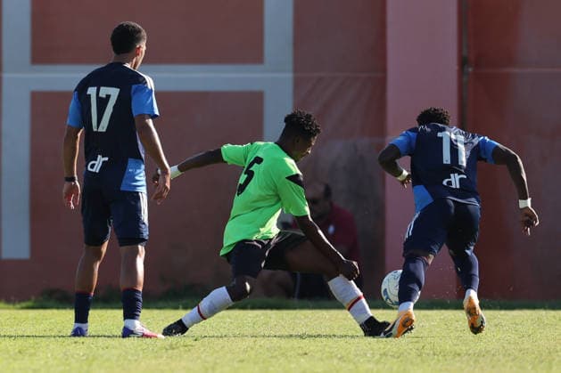 IPA87359954 - Konan N Dri ( 11 - US Lecce) in action during the US Lecce vs. SS Monopoli friendly soccer match in San Pietro in Lama (LE), Italy, on August 9, 2026  Copyright: xNicolaxMastronardi IPAxSportx xx 87359954