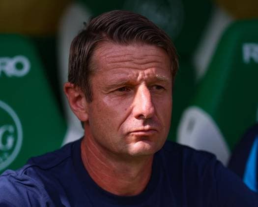9. August 2026, Fussball, Brack Super League 2026 27, Runde 3, FC St. Gallen 1879 gegen FC Luzern, Berit Sitterstadion, St. Gallen, Schweiz Jörg Â«UdoÂ» Portmann (Cheftrainer, FC Luzern) Photo: Urs Ottiger *** August 9, 2026, Soccer, Brack Super League 2026–27, Round 3, FC St. Gallen 1879 vs. FC Lucerne, Berit Sitter Stadium, St. Gallen, Switzerland; Jörg Udo Portmann, Head Coach, FC Lucerne; Photo by Urs Ottiger