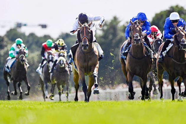09.08.2026, Hoppegarten, Brandenburg, GER - Tiffany mit Luke Morris gewinnt den 136. Grossen Preis von Berlin. Galopprennbahn Hoppegarten. () 260809C493HOPPEGARTEN.JPG *** August 9, 2026, Hoppegarten, Brandenburg, GER Tiffany, ridden by Luke Morris, wins the 136th Berlin Grand Prix at the Hoppegarten Racetrack 260809C493HOPPEGARTEN JPG