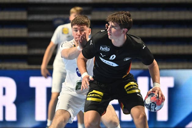 GERMANY vs SLOVENIA FINN MEISSNER handball U18 Gernany national team, Nationalteam vs Slovenia during EHF U18 European Championship, EM, Europameisterschaft final match at Aleksandar Nikolic Pionir hall, Belgrade 09.08.2026 Foto: HANDBALL, SERBIA, EHF EUROPEAN U18 CHAMPIONSHIP, GERMANY, SLOVENIA Belgrade Aleksandar Nikolic Pionir arena Serbia Copyright: xMarkoxMetlasx xMNxPressx