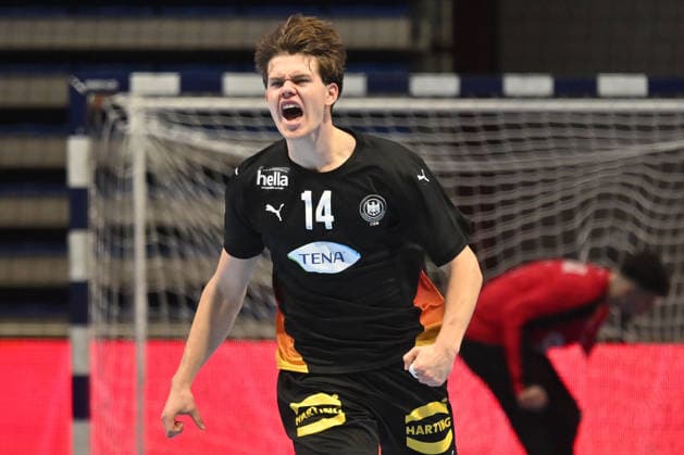 GERMANY vs SLOVENIA LENN STROBEL handball U18 Gernany national team, Nationalteam vs Slovenia during EHF U18 European Championship, EM, Europameisterschaft final match at Aleksandar Nikolic Pionir hall, Belgrade 09.08.2026 Foto: HANDBALL, SERBIA, EHF EUROPEAN U18 CHAMPIONSHIP, GERMANY, SLOVENIA Belgrade Aleksandar Nikolic Pionir arena Serbia Copyright: xMarkoxMetlasx xMNxPressx