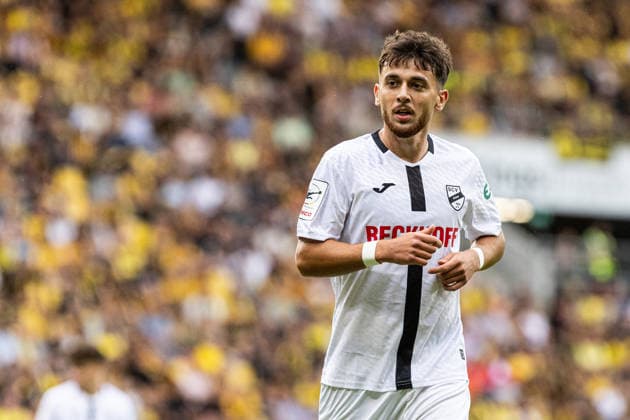 3.Liga: Alemannia Aachen - SC Verl; 09.08.2026 Bilal Yalcinkaya (SC Verl, 10) 3.Liga: Alemannia Aachen - SC Verl; Tivoli, Aachen; 09.08.2026 DFB regulations prohibit any use of photographs as image sequences and or quasi video. *** 3rd Division: Alemannia Aachen vs. SC Verl, August 9, 2026; Bilal Yalcinkaya (SC Verl), 10; 3rd Division: Alemannia Aachen vs. SC Verl at Tivoli, Aachen August 9, 2026 DFB regulations prohibit any use of photographs as image sequences and or quasi-video Copyright: xBEAUTIFULxSPORTS Buriakovx